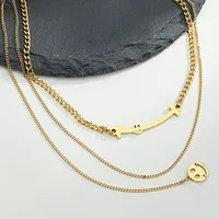 Geometric Fashion Stainless Steel Titanium Steel Pendant Necklace Wholesale main image 1