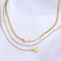 Géométrique Mode Acier Inoxydable Acier Au Titane Pendentif De Gros main image 2