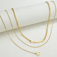 Géométrique Mode Acier Inoxydable Acier Au Titane Pendentif De Gros main image 3