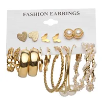 Bow Knot Fashion Alloy Plating Earrings main image 5