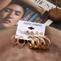 Geometric Fashion Alloy Plating Earrings main image 3