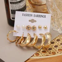 Geometric Fashion Alloy Plating Earrings main image 4
