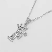 Letter Fashion Alloy Necklace Wholesale sku image 6