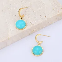 Geometric  Style 304 Stainless Steel No Inlaid Plating Earrings main image 2