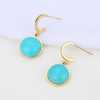 Geometric  Style 304 Stainless Steel No Inlaid Plating Earrings main image 3