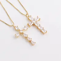 Cross Fashion Copper Necklace Wholesale main image 1