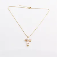 Cross Fashion Copper Necklace Wholesale main image 3