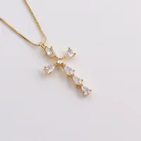 Cross Fashion Copper Necklace Wholesale sku image 1