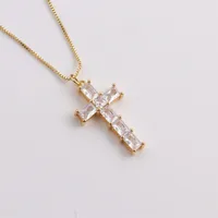 Cross Fashion Copper Necklace Wholesale sku image 2
