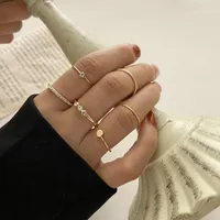 New Simple Twist Ring Set sku image 3