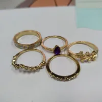 New Simple Twist Ring Set sku image 7