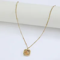 Géométrique Style  Acier Inoxydable Acier Au Titane Pendentif De Gros main image 4