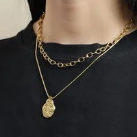 Géométrique Style  Acier Inoxydable Acier Au Titane Pendentif De Gros main image 1