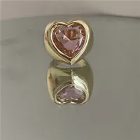 Alloy Heart Artificial Gemstones Women'S sku image 2