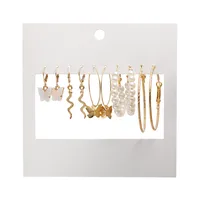 Bow Knot Fashion Alloy Plating Earrings sku image 3