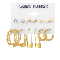 Bow Knot Fashion Alloy Plating Earrings sku image 9