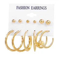 Bow Knot Fashion Alloy Plating Earrings sku image 5