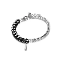 Splicing Original Design No Inlaid 304 Stainless Steel Bracelets Wholesale main image 1