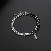 Splicing Original Design No Inlaid 304 Stainless Steel Bracelets Wholesale main image 4