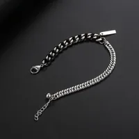 Splicing Original Design No Inlaid 304 Stainless Steel Bracelets Wholesale main image 5