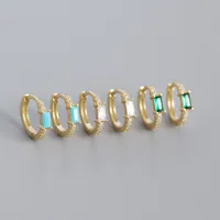 Geometric Fashion Gem Plating Earrings main image 3
