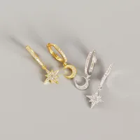 Star Fashion Gem Plating Earrings Ear Studs main image 5