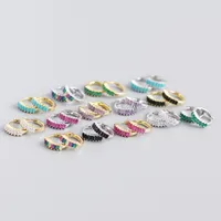 Fashion Geometric Plating Gem Earrings Ear Studs main image 4