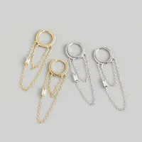 Geometric Fashion Gem Plating Earrings main image 1