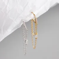 Geometric Fashion Gem Plating Earrings main image 2