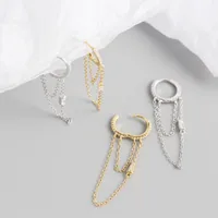 Geometric Fashion Gem Plating Earrings main image 3
