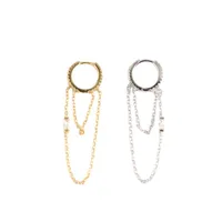 Geometric Fashion Gem Plating Earrings main image 5