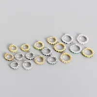 Geometric Fashion Gem Plating Earrings main image 5