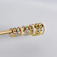 Geometric Fashion Gem Plating Earrings main image 3