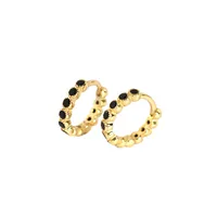 Geometric Fashion Gem Plating Earrings main image 1