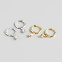 Geometric Fashion Gem Plating Earrings main image 1