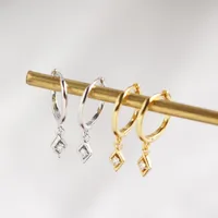 Geometric Fashion Gem Plating Earrings main image 2