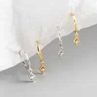 Geometric Fashion Gem Plating Earrings main image 4
