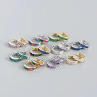 Geometric Fashion Gem Plating Earrings main image 5