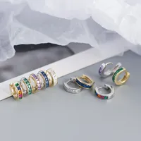 Geometric Fashion Gem Plating Earrings main image 2