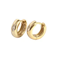 Geometric Fashion Gem Plating Earrings main image 1