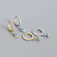 Geometric Fashion Gem Plating Earrings main image 5