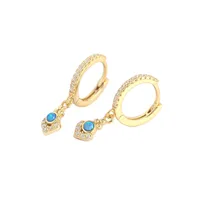 Geometric Fashion Gem Plating Earrings main image 1