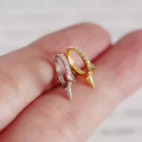 Geometric Fashion Gem Diamond Earrings main image 4