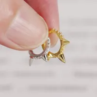 Geometric Fashion Gem Diamond Earrings main image 2