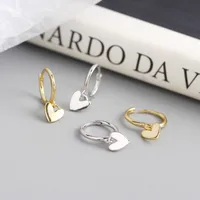 Heart Casual Cute Commute 925 Sterling Silver No Inlaid Plating Earrings main image 3
