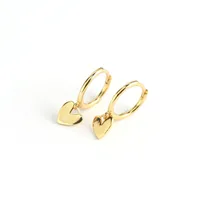 Heart Casual Cute Commute 925 Sterling Silver No Inlaid Plating Earrings main image 4