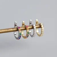 Geometric Fashion Gem Plating Earrings main image 4