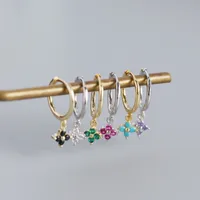 Geometric Fashion Gem Plating Earrings Ear Studs main image 4