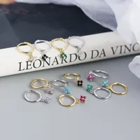 Geometric Fashion Gem Plating Earrings Ear Studs main image 3