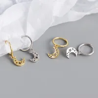 Lune Mode Pas D'Incrustation Placage Des Boucles D'Oreilles main image 3